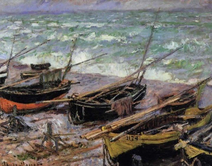 Claude Monet Fishing Boats